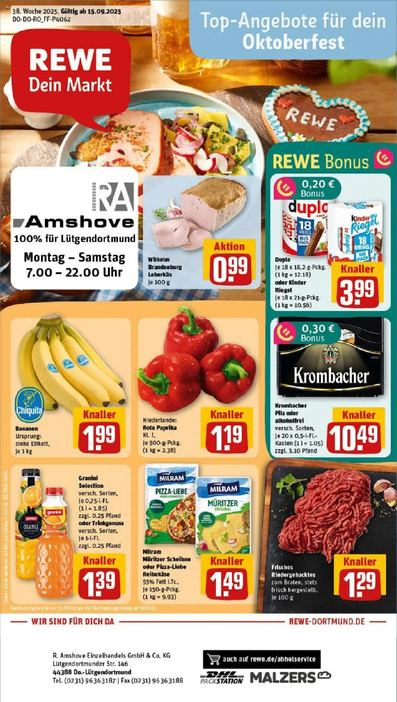 REWE Prospekt ab 14.09.2025 nächste Woche - Prospekt Dortmund	