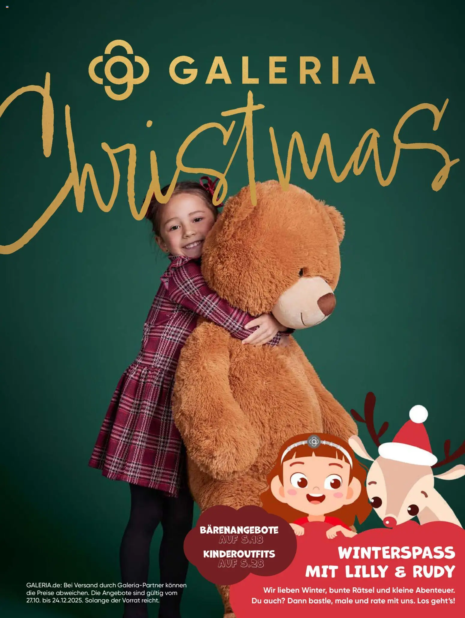 Vorschau von dem Prospekt des Geschäftes Galeria Karstadt Kaufhof, gültig ab dem 27.10.2025