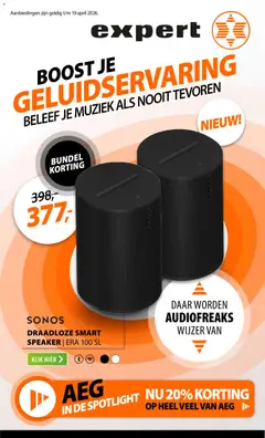 Voorbeeld van Expert folder van winkel Expert geldig vanaf 13-04-2026