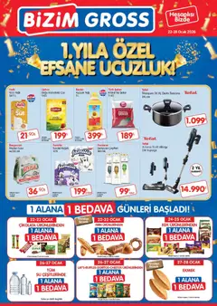 Bizim Toptan Bizim Gross Fırsat Bülteni 22.01.2026 - Broşürünün önizlemesi