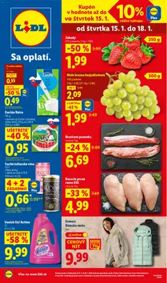 Náhľad Lidl letáku platného od 15.01.2026