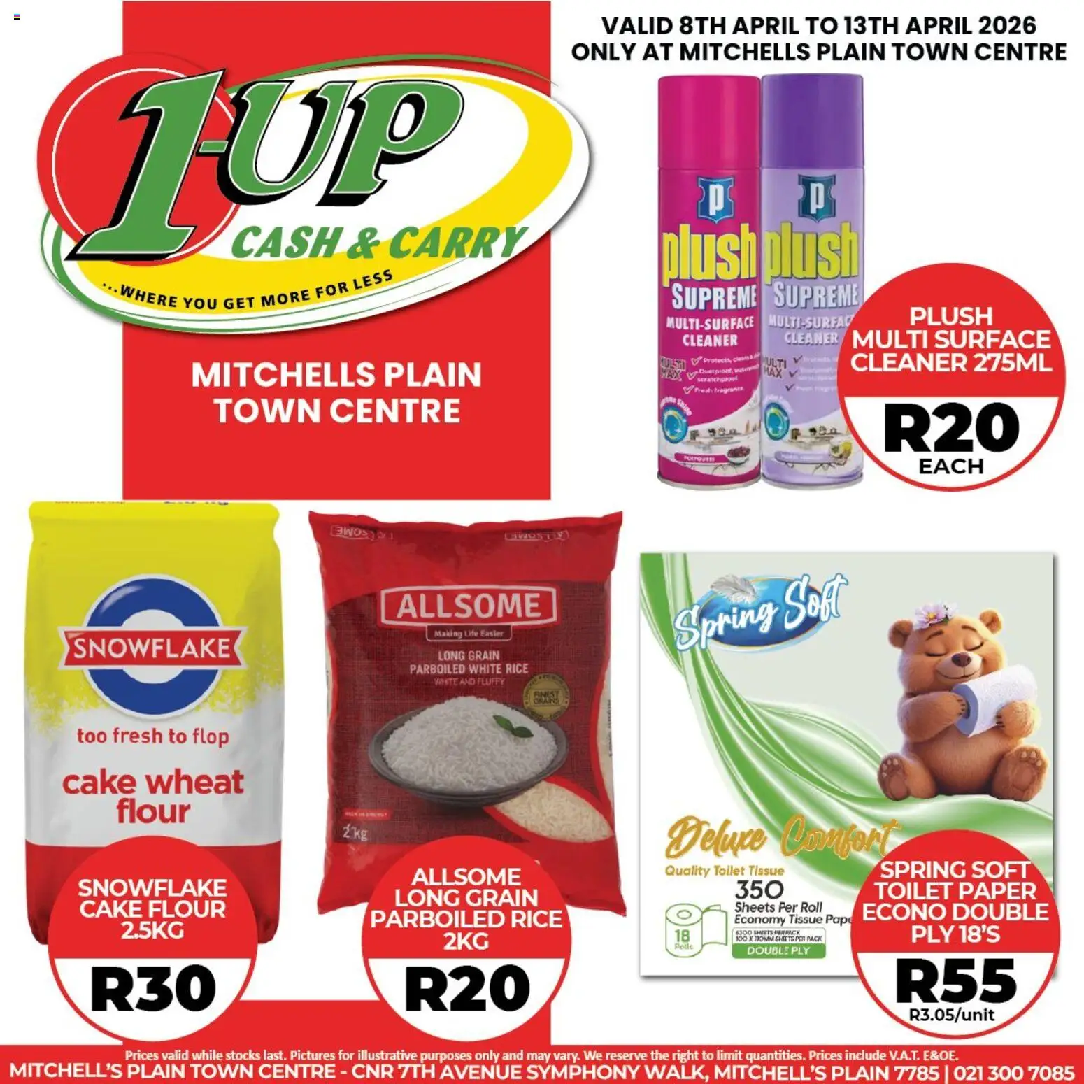 Preview of 1UP Cash & Carry flyer valid from 08/04/2026