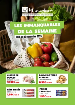Prévisualisation de Catalogue du magasin Hmarket formulaire valide 05/11/2025