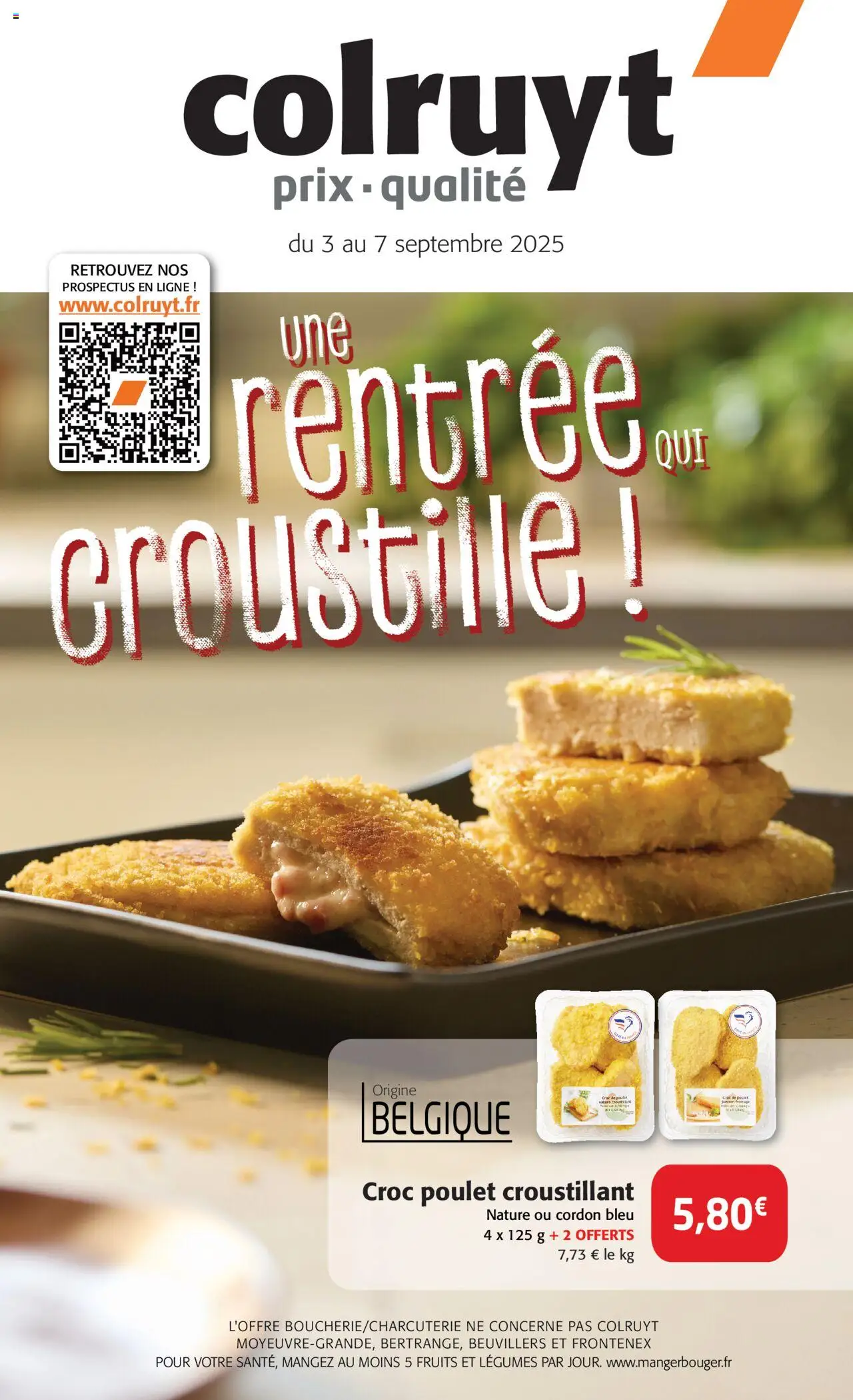une rentrée qui croustille ! de la boutique Colruyt valable du 03/09/2025 - Page numéro 1