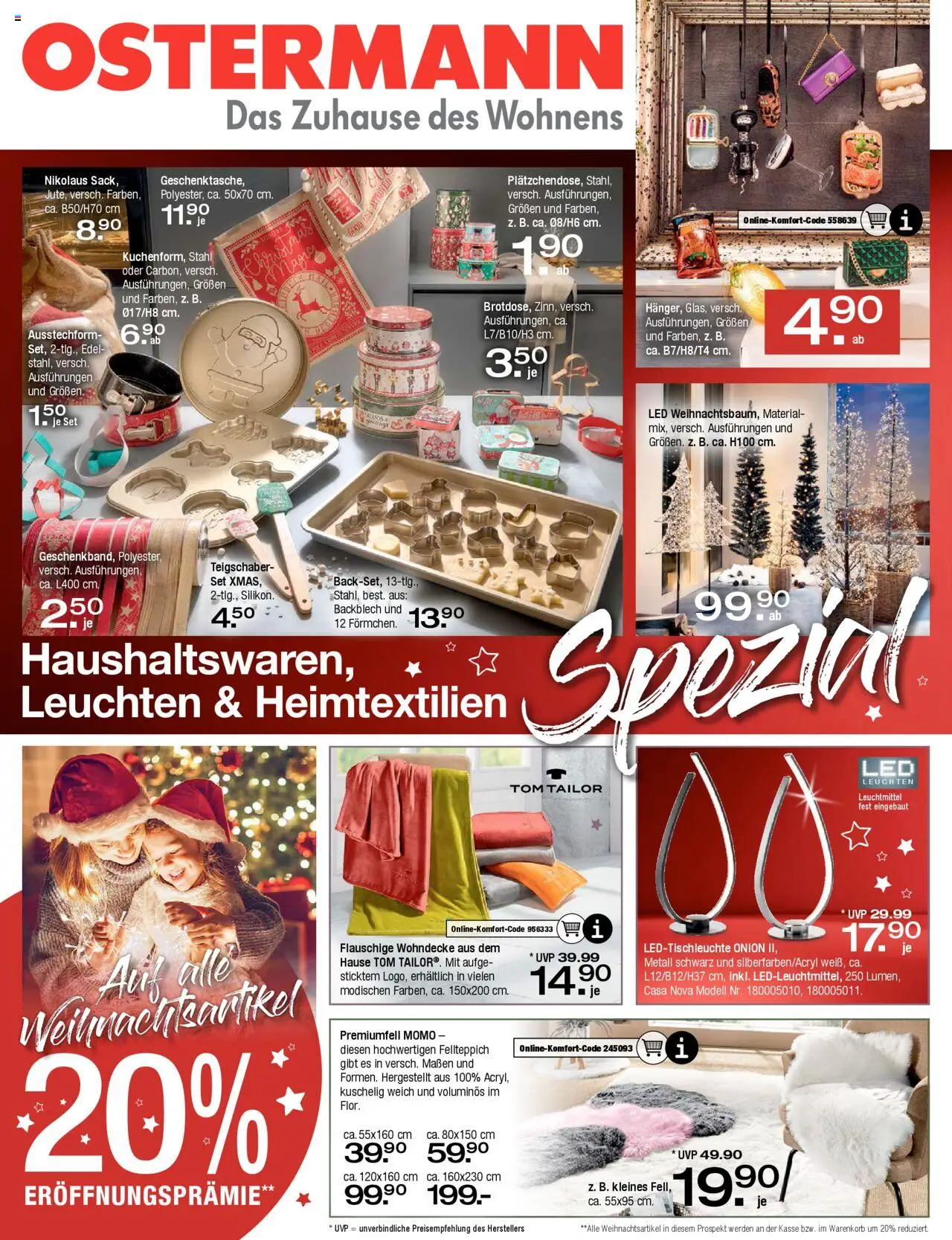 Ostermann Weihnachts-Spezial (vom 01.10.2025 - 30.11.2025)