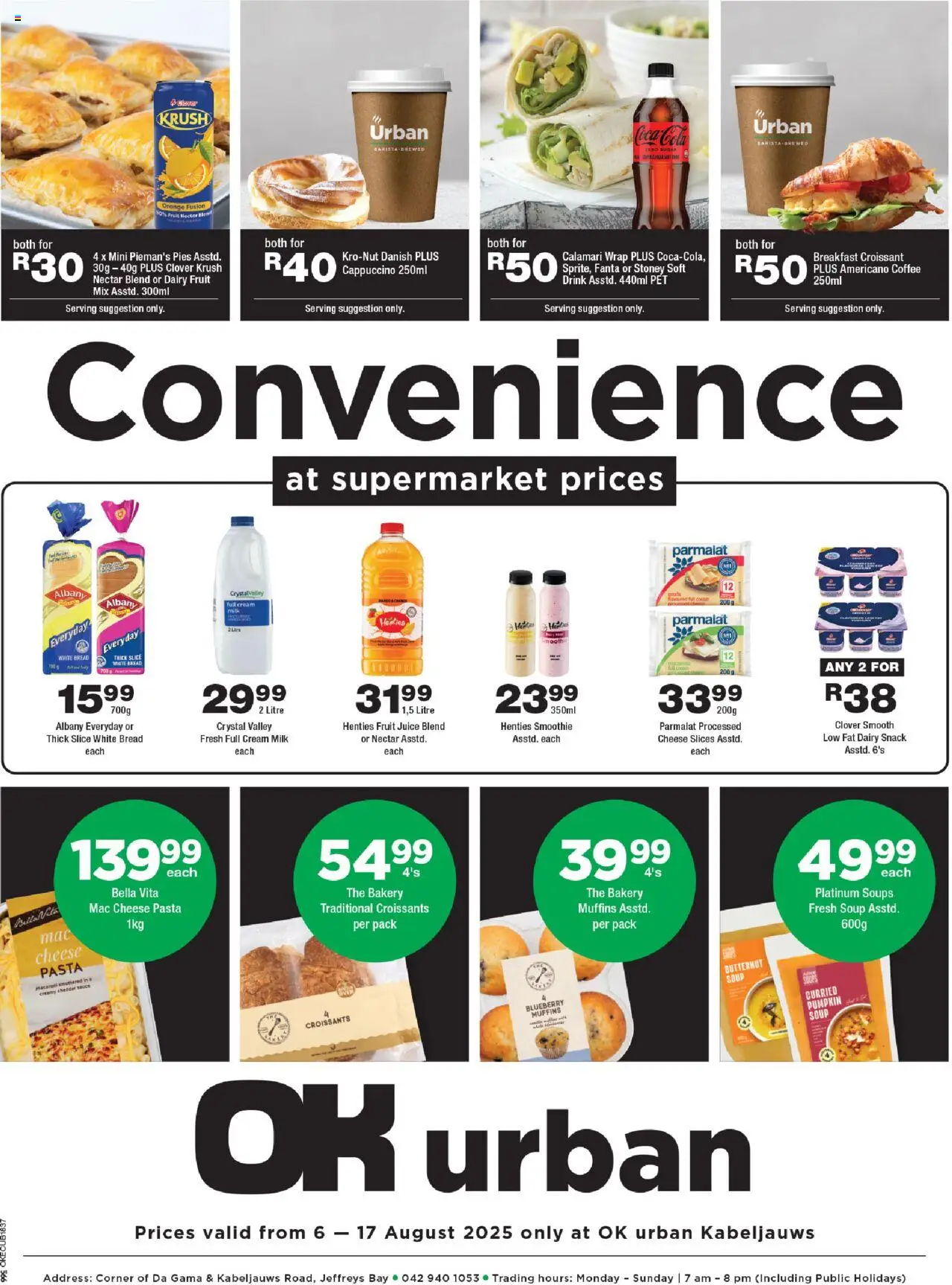 OK Foods Eastern Cape - OK Urban from 06/08 - 17/08/2025 > Promotions