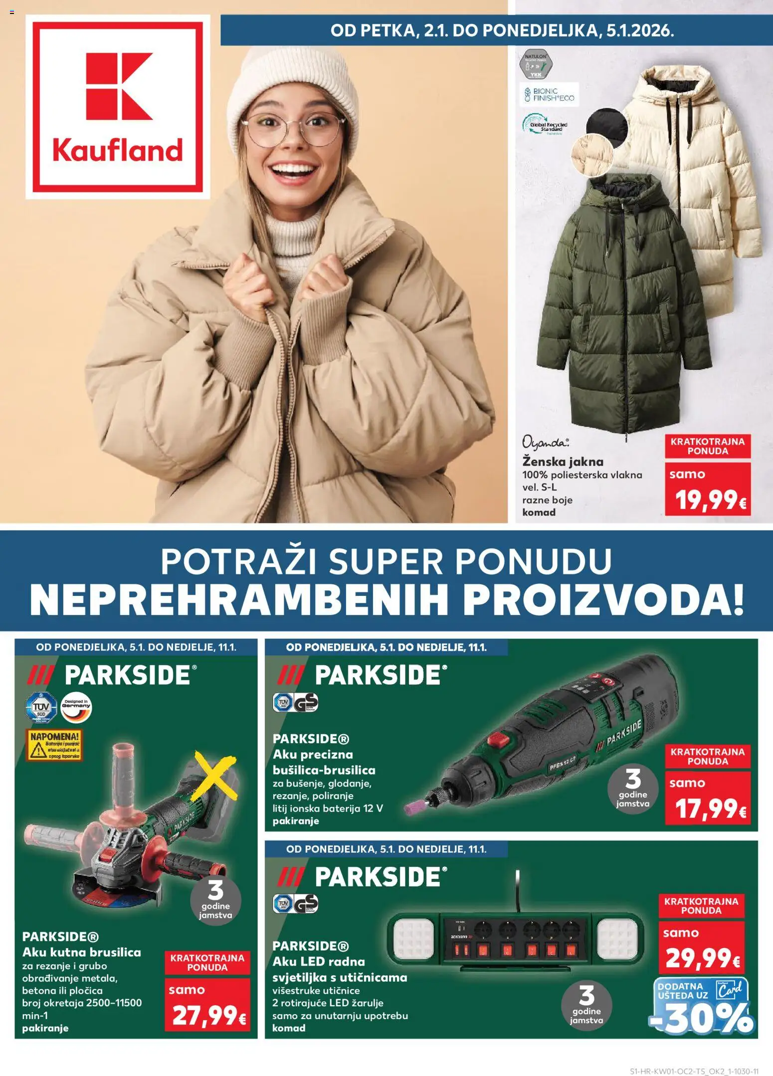 Pregled letka Karlovac trgovine Kaufland vrijedi od 02.01.2026