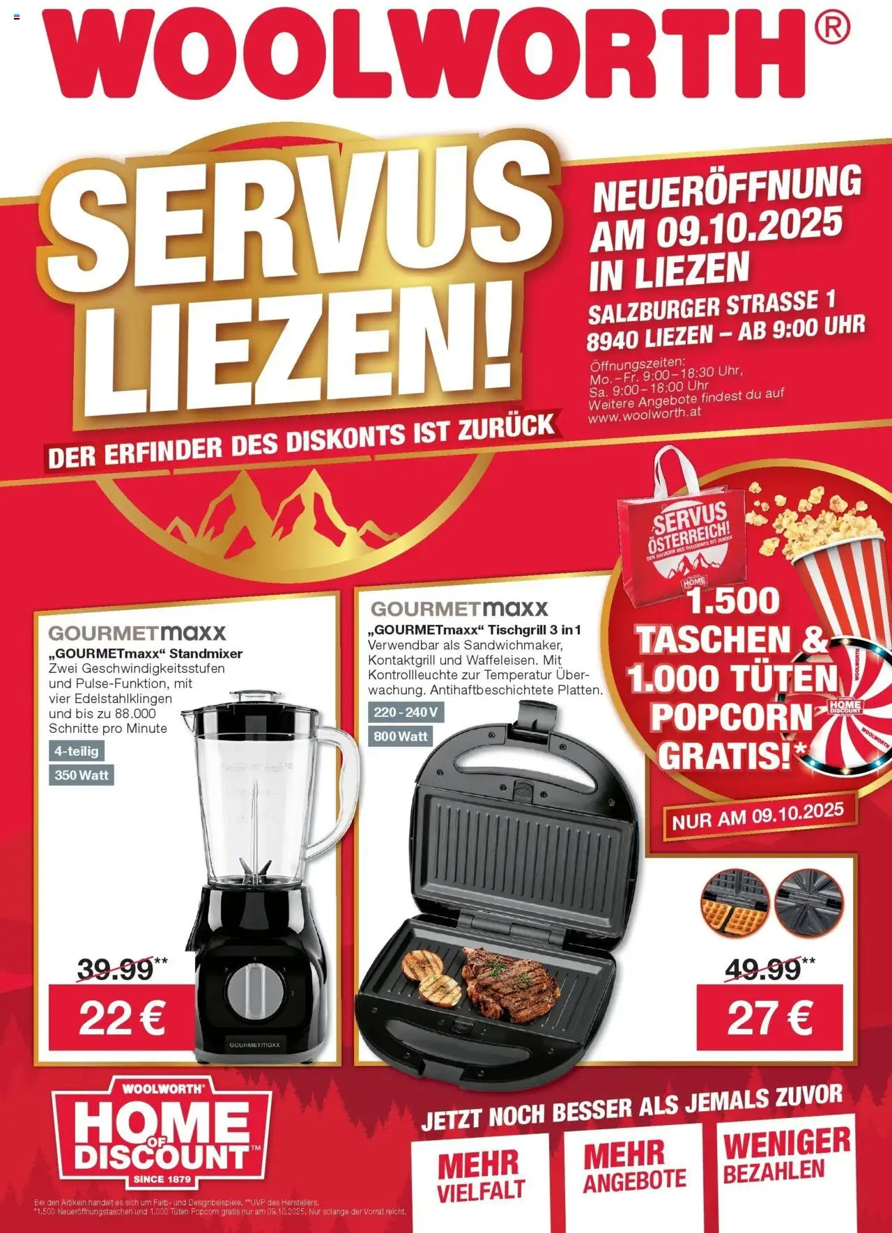 Vorschau der Angebote: Woolworth Servus Liezen! gültig ab 02.10.2025