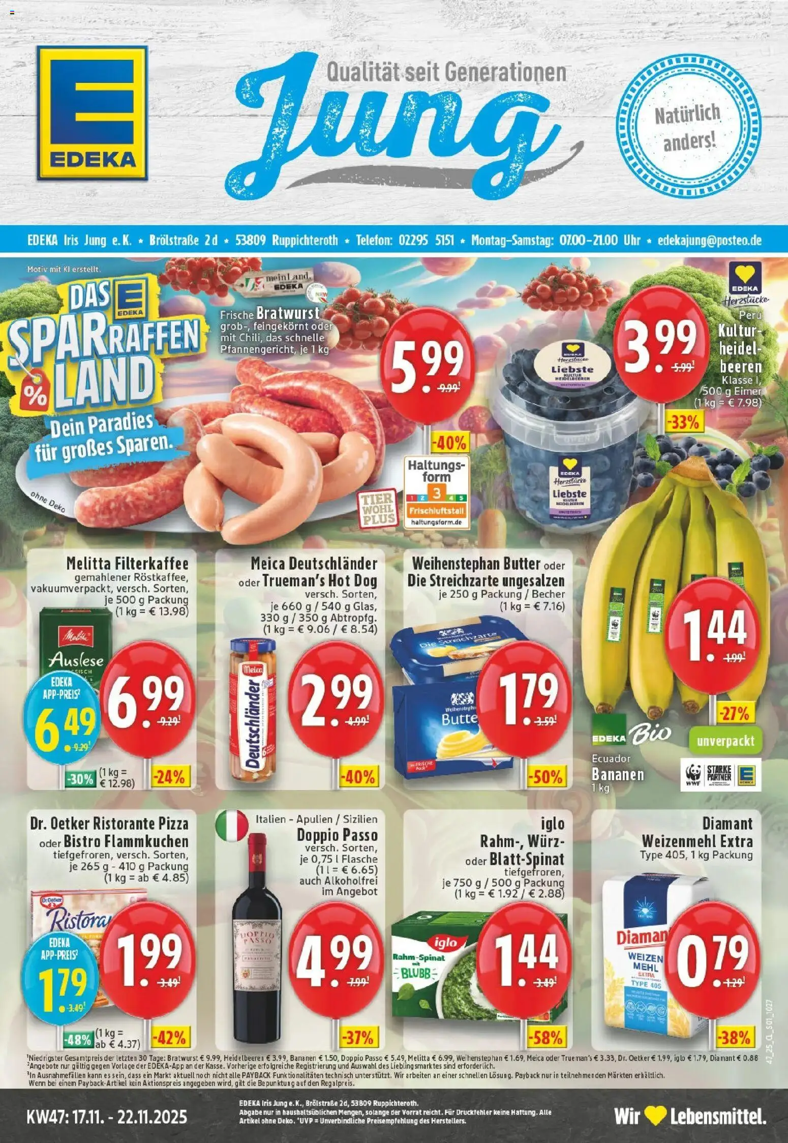 Vorschau von dem Prospekt des Geschäftes Edeka, gültig ab dem 17.11.2025
