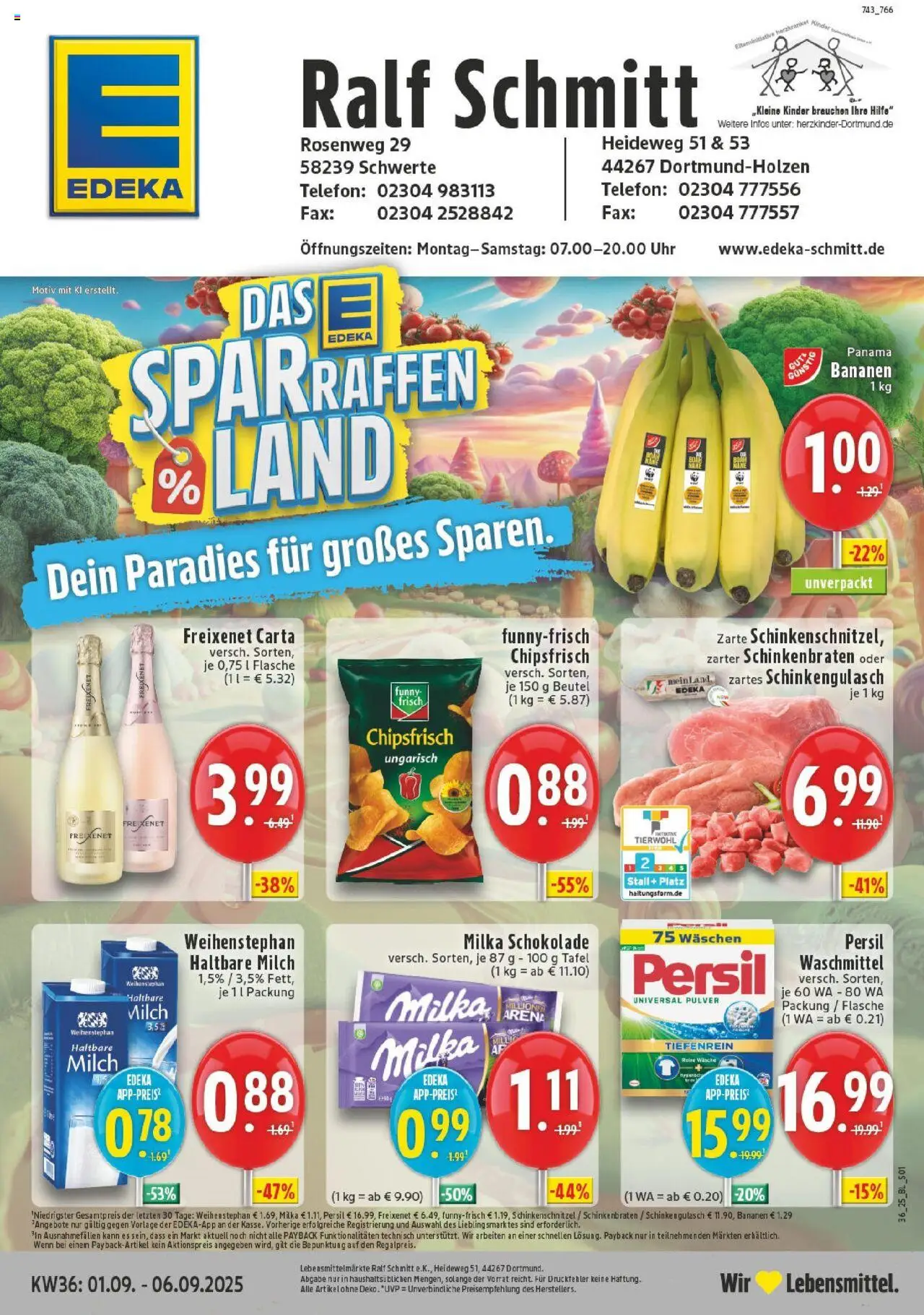 EDEKA Prospekt ab 01.09.2025 - Prospekt Dortmund-Holzen Online