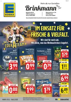 Vorschau von dem Prospekt des Geschäftes Edeka, gültig ab dem 01.12.2025