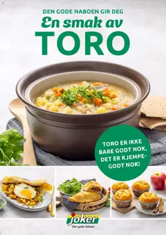 Forhåndsvis TORO oppskriftshefte fra butikk Joker gyldig fra 15/07/2025