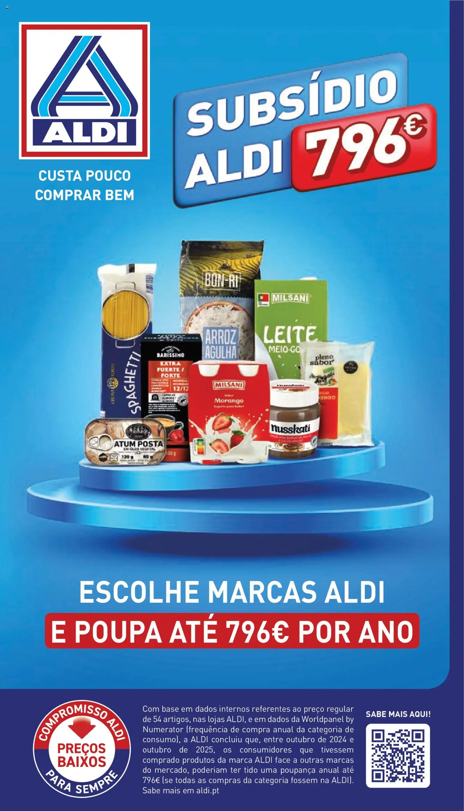 Pré-visualização do folheto da loja Aldi válida a partir de 05/01/2026 - Arroz, Base, Atum, Leite