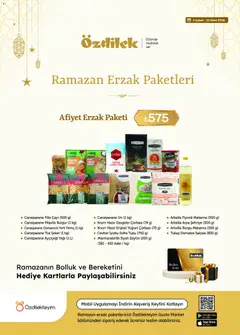 Özdilek Katalog Ramazan Erzak Paketleri 04.02.2026 - Broşürünün önizlemesi