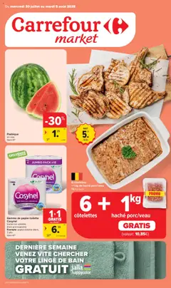 Prévisualisation de Folder de la semaine 31 du magasin Carrefour market formulaire valide 30/07/2025