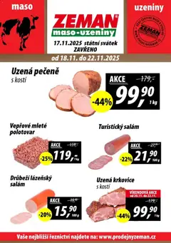 Náhled nabídky: Prodejny Zeman Leták - Plzeň platný od 18.11.2025