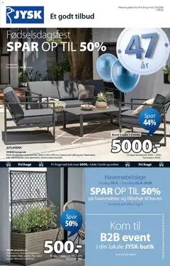 Eksempel på tilbudsavis JYSK - Tilbudsavis fra butik JYSK gyldig fra 10/04/2026