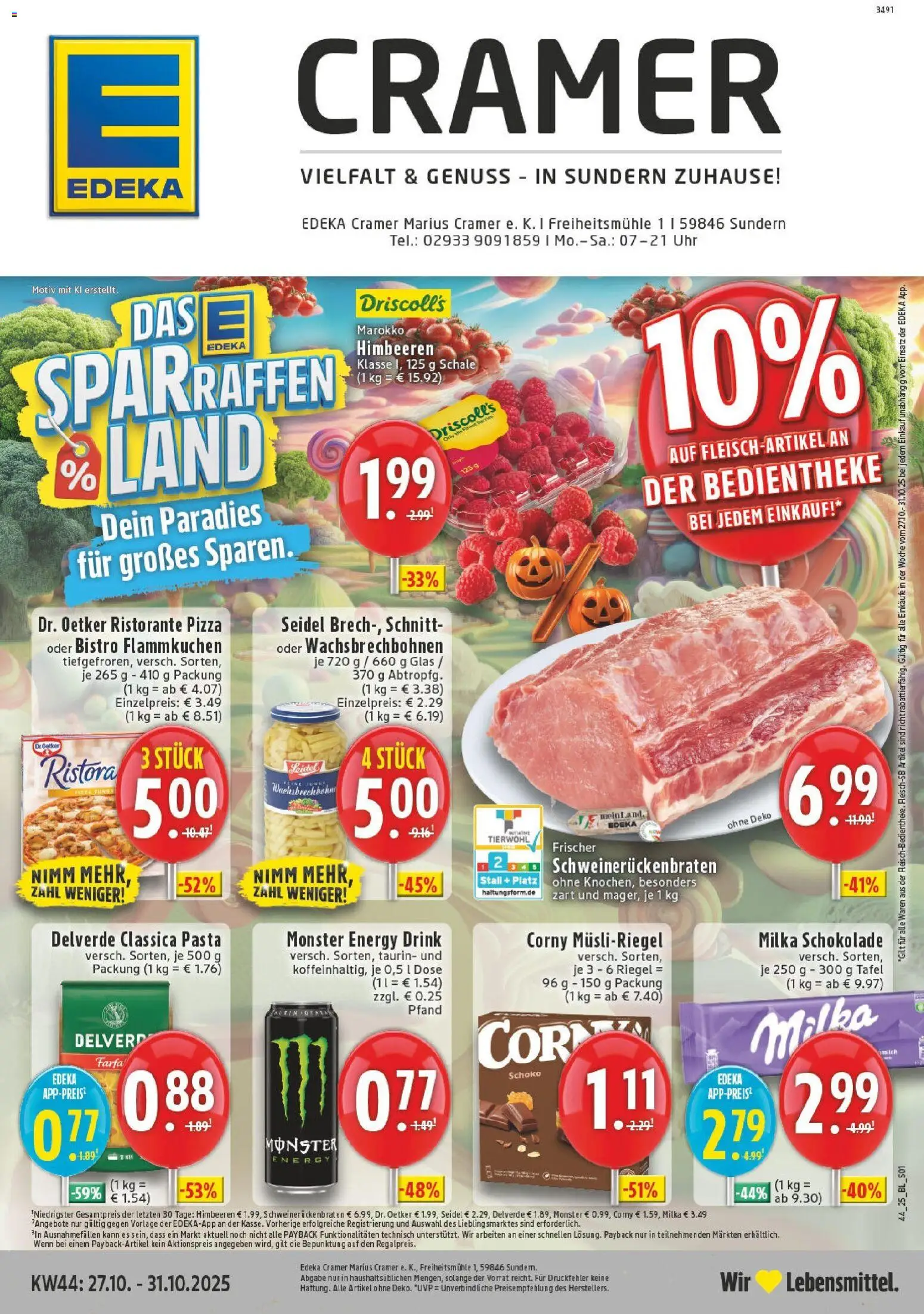 EDEKA Prospekt ab 26.10.2025 - Prospekt Sundern Online