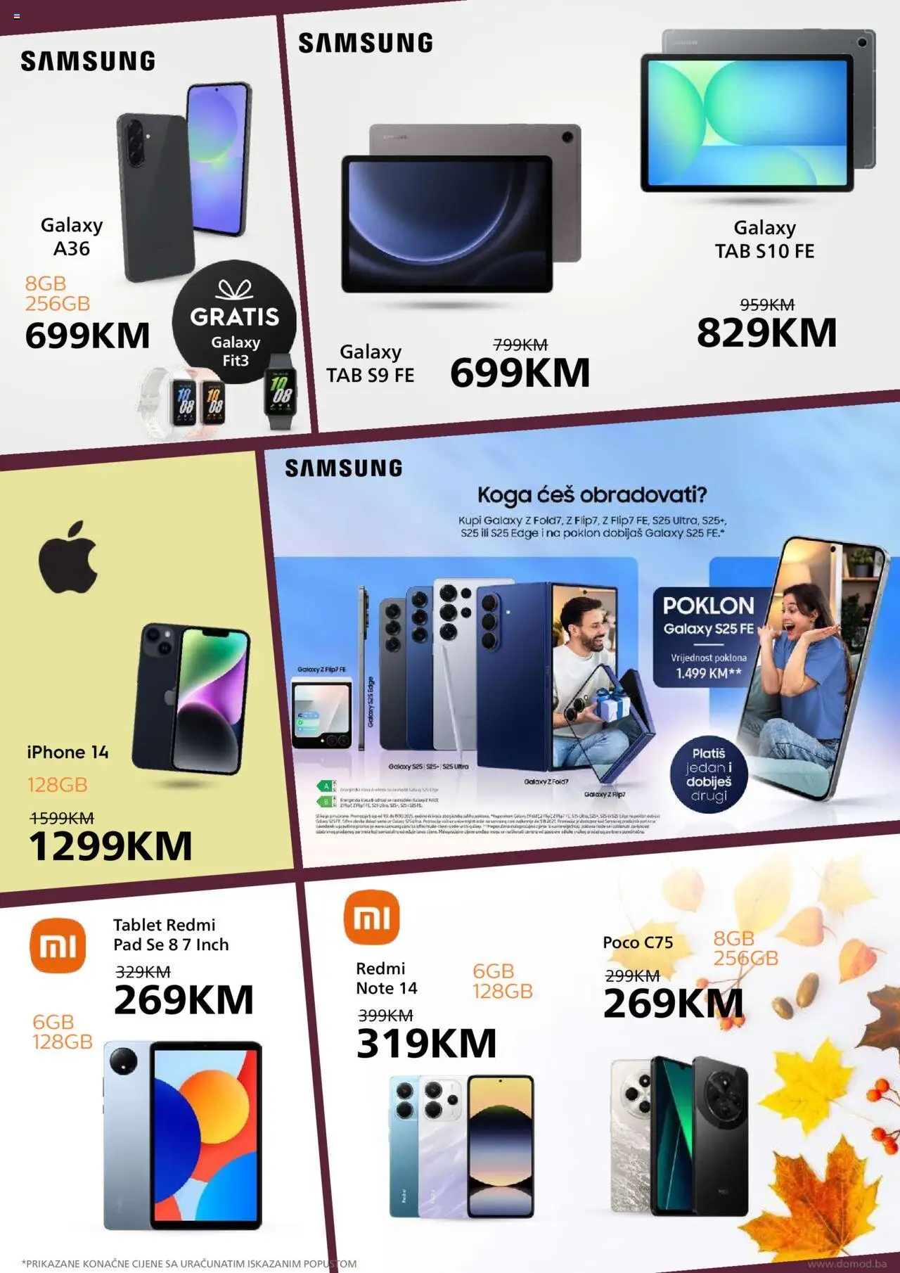 Pregled letka Katalog trgovine Domod vrijedi od 2025.10.10