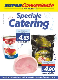Anteprima dell'opuscolo Volantino Catering Enna, Misterbianco dal negozio SuperConveniente valido da 24/02/2026
