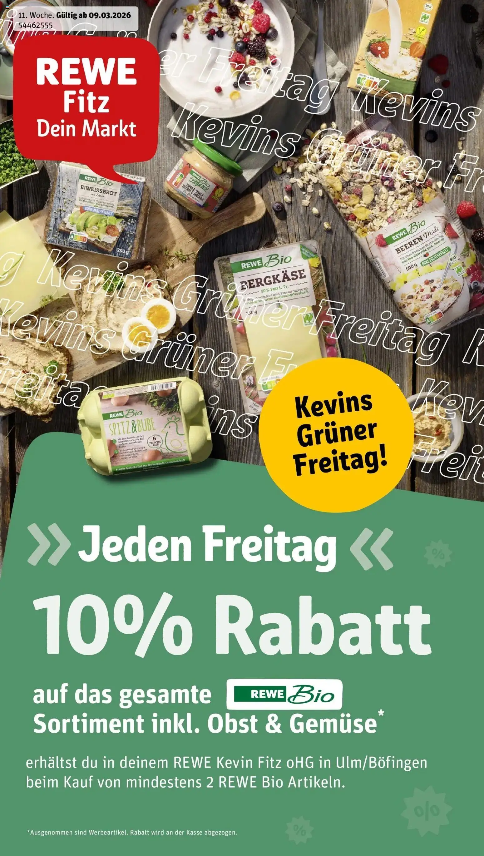 Vorschau von dem Prospekt des Geschäftes Rewe, gültig ab dem 09.03.2026