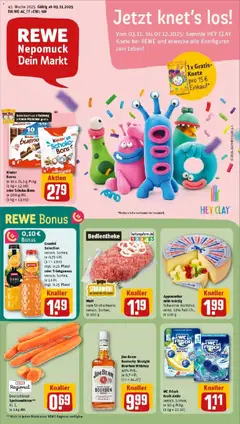 Vorschau von dem Prospekt des Geschäftes Rewe, gültig ab dem 02.11.2025