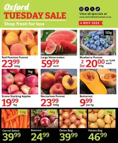 Preview of Oxford Freshmarket flyer valid from 04/11/2025