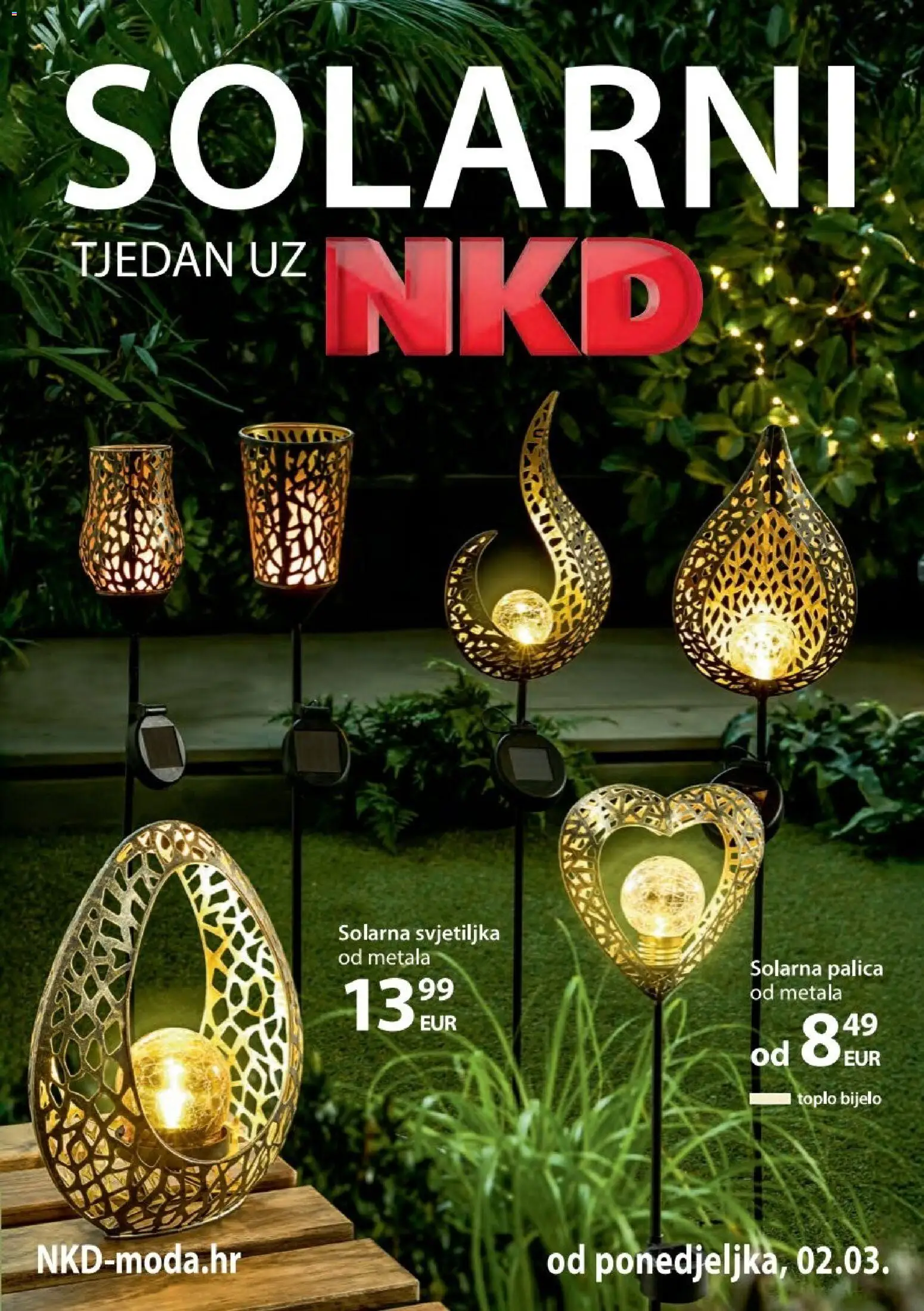 Pregled letka Katalog trgovine NKD vrijedi od 02.03.2026