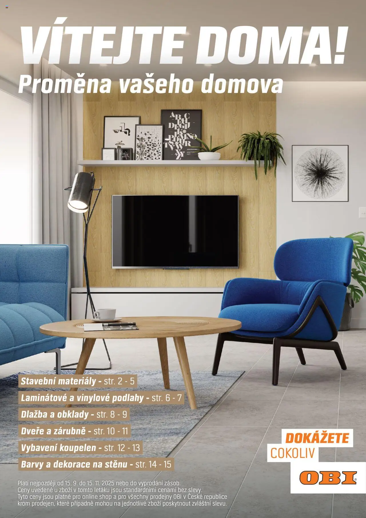  OBI Leták - Vítejte doma (15.09.2025 - 15.11.2025)