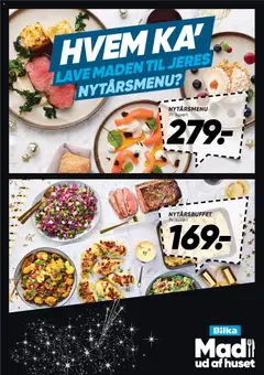 Eksempel på tilbudsavis Mad ud af huset - Nytår fra butik Bilka gyldig fra 10/10/2025