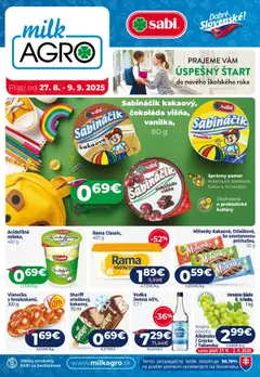 Náhľad Milk Agro letáku platného od 27.08.2025