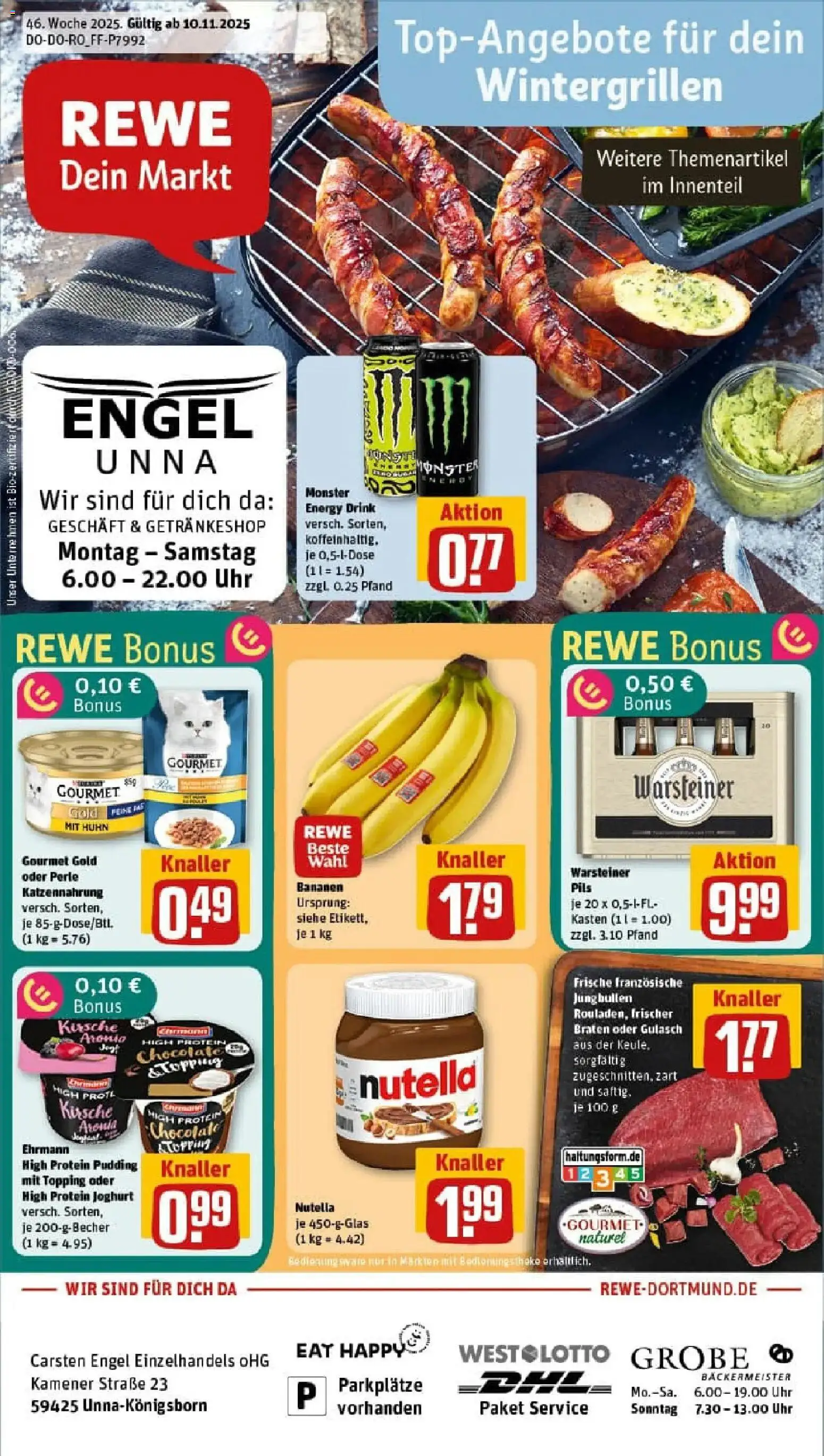 Vorschau von dem Prospekt des Geschäftes Rewe, gültig ab dem 09.11.2025