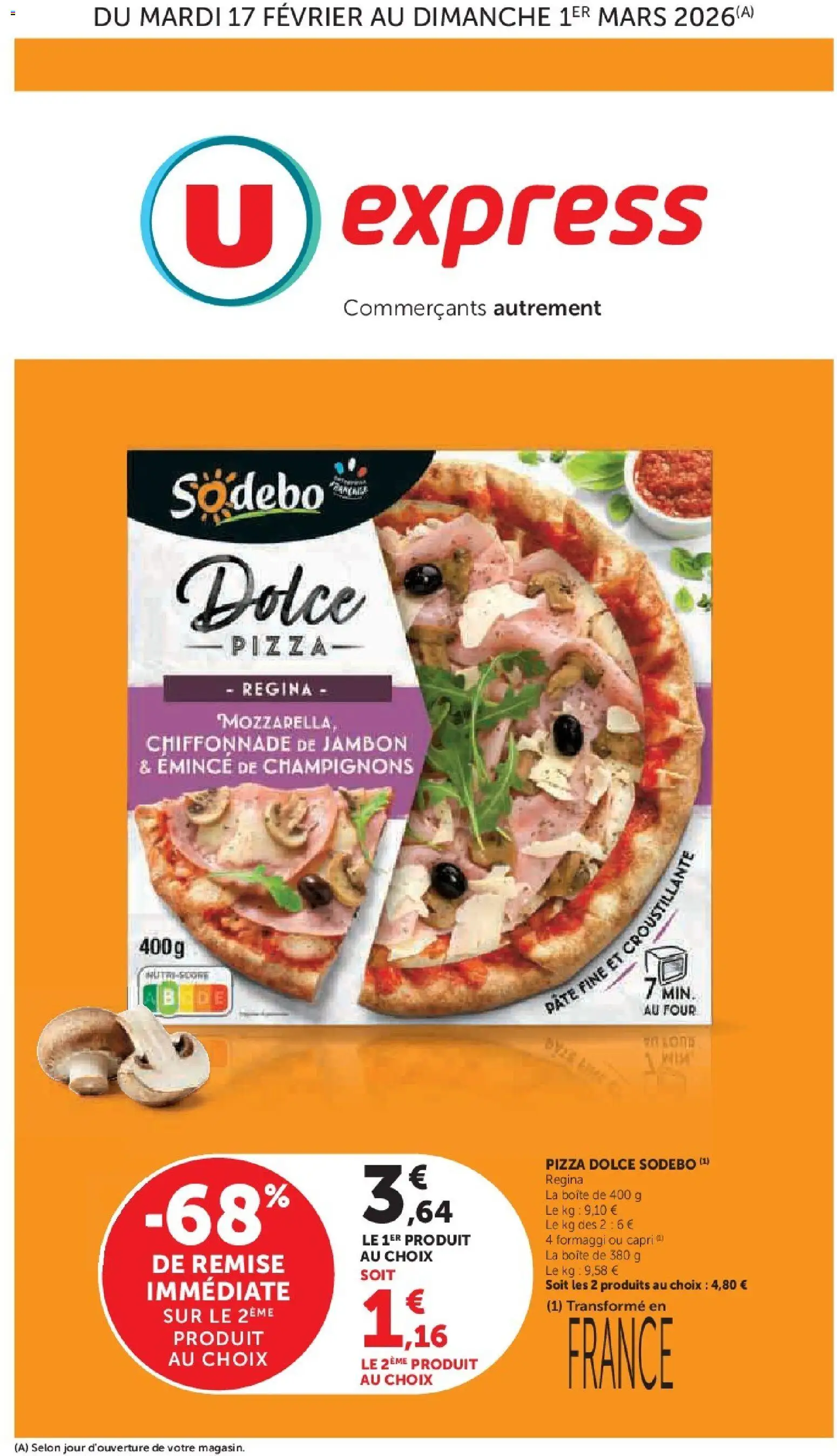 Prévisualisation de Prospectus du magasin U Express formulaire valide 17/02/2026