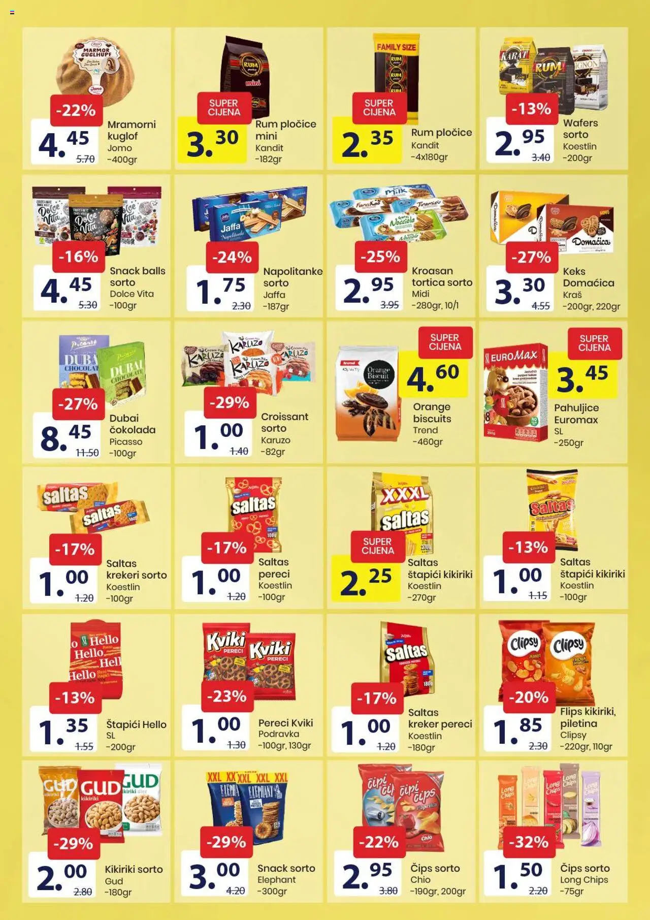 Pregled letka Katalog Prehrana i hemija trgovine FIS vrijedi od 2025.10.10