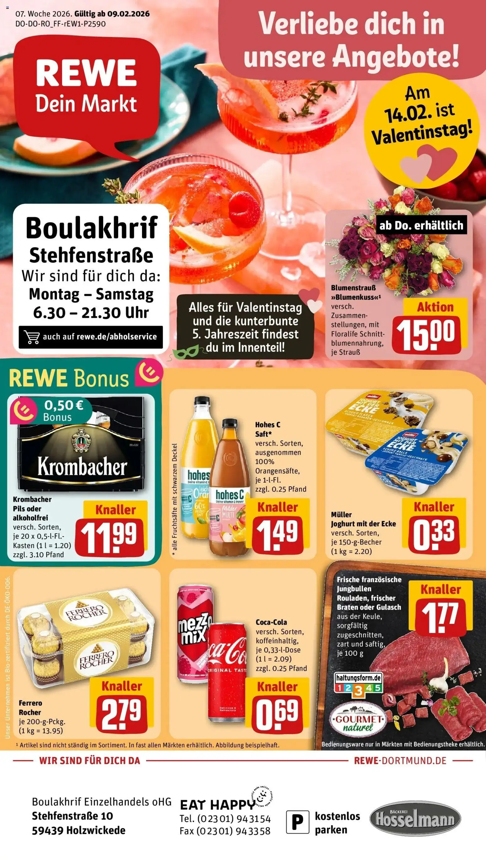 Vorschau von dem Prospekt des Geschäftes Rewe, gültig ab dem 09.02.2026