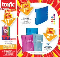 Voorbeeld van Publicité van winkel Trafic geldig vanaf 20/08/2025