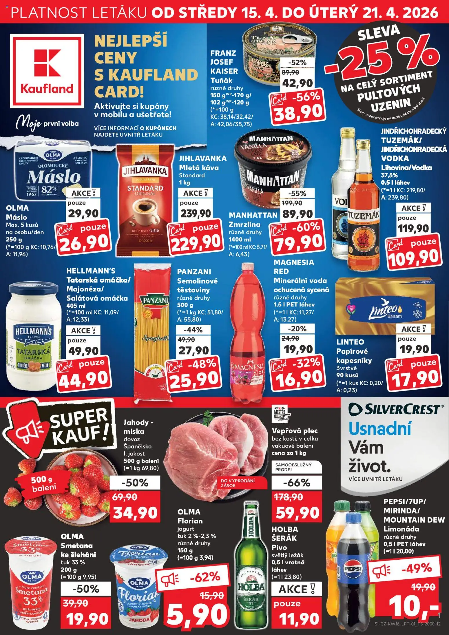 Náhled nabídky: Kaufland Kaufland leták - Brno platný od 15.04.2026