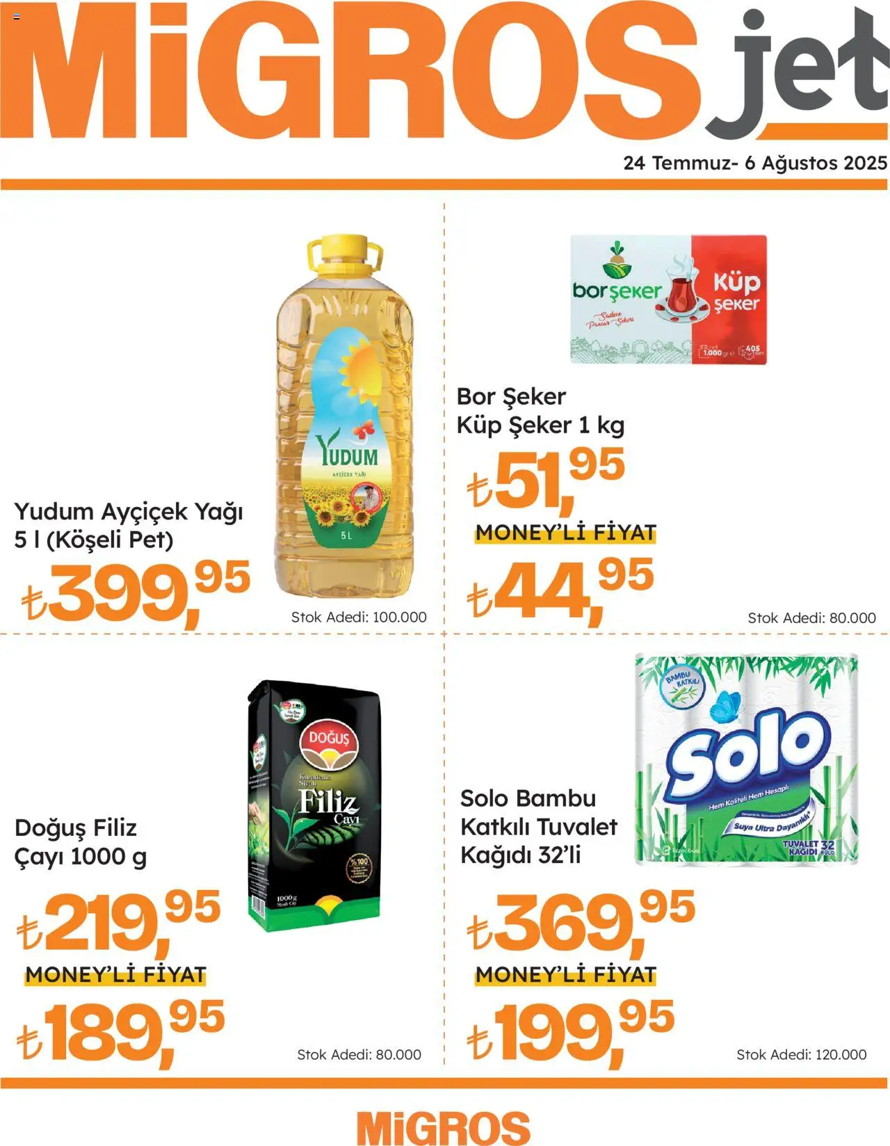 Migros Katalog 24 Temmuz 2025 - Broşür "Migros Jet Dijital" - Sayfa numarası 1