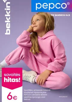 Pepco parduotuvės leidinio Leidinys galiojančio nuo 2026.01.08 peržiūra