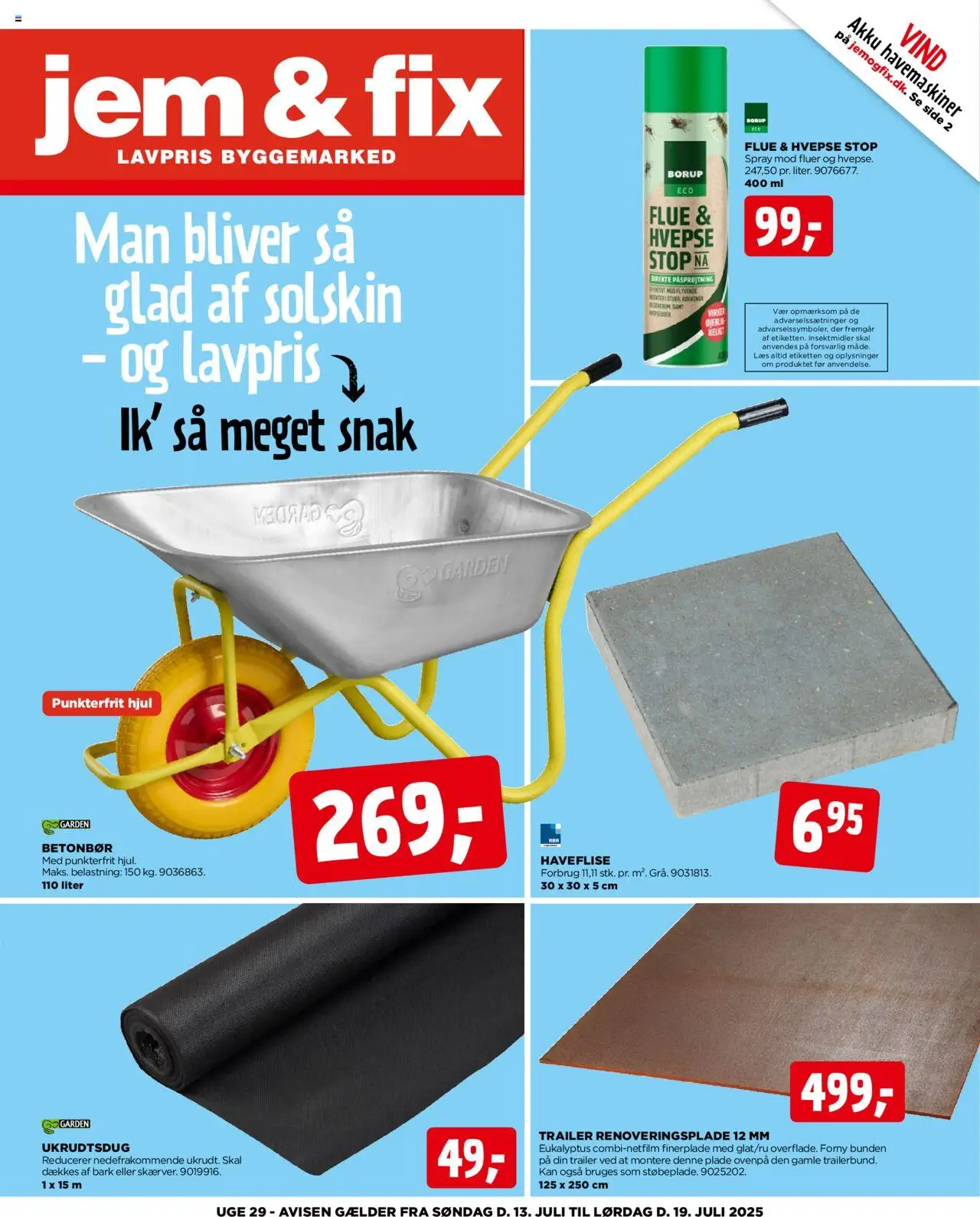 Jem & fix tilbudsavis gyldig fra 13/07/2025 - side 1