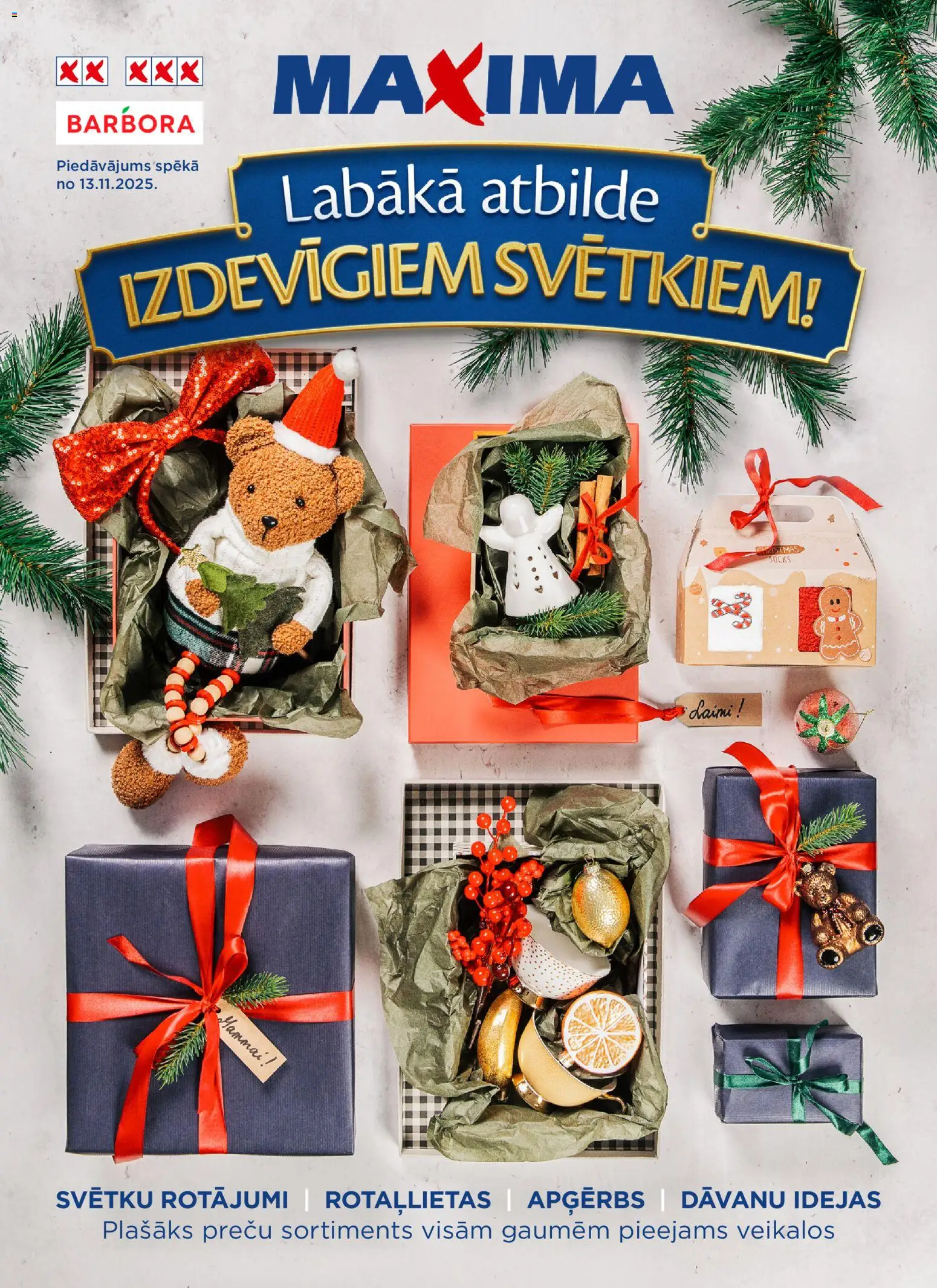 Skatīt Maxima akciju bukletu, derīgs no 2025.11.13