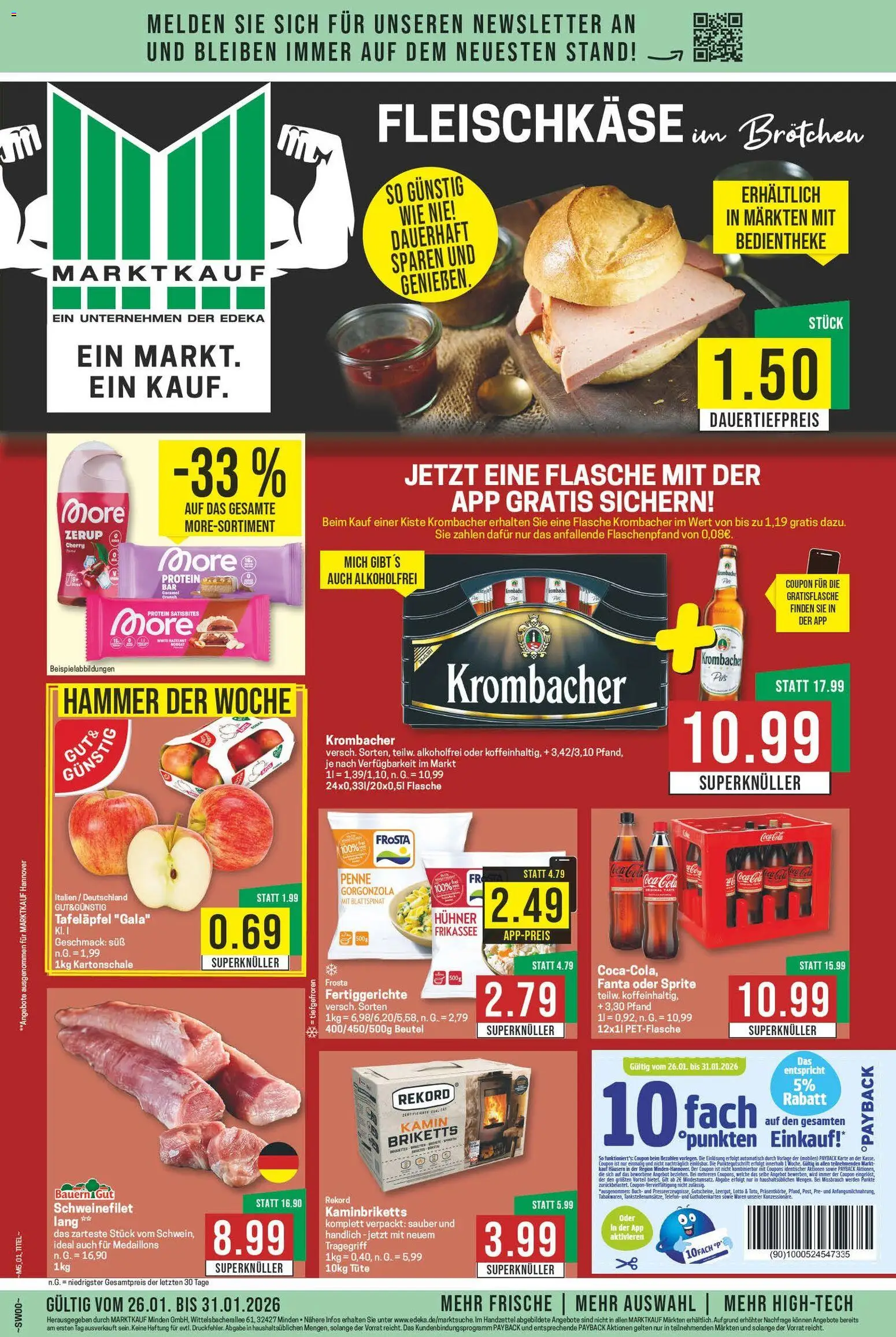 Vorschau von dem Prospekt des Geschäftes Marktkauf, gültig ab dem 26.01.2026