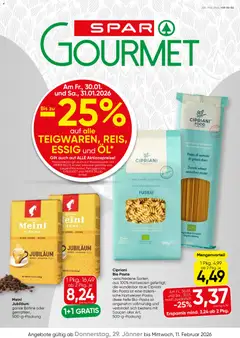 Vorschau der Angebote: SPAR Gourmet Flugblatt gültig ab 29.01.2026