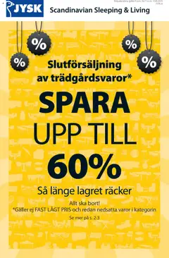 Förhandsgranska reklamblad Aktuella reklamblad JYSK från butik JYSK gäller från 28/07/2025