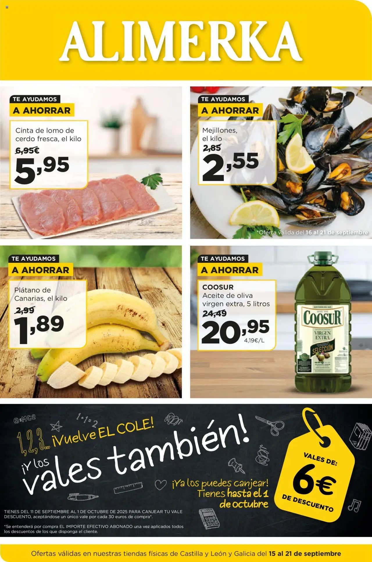 Alimerka Ofertas Castilla y León >> 15/09 - 21/09/2025 (catálogo)