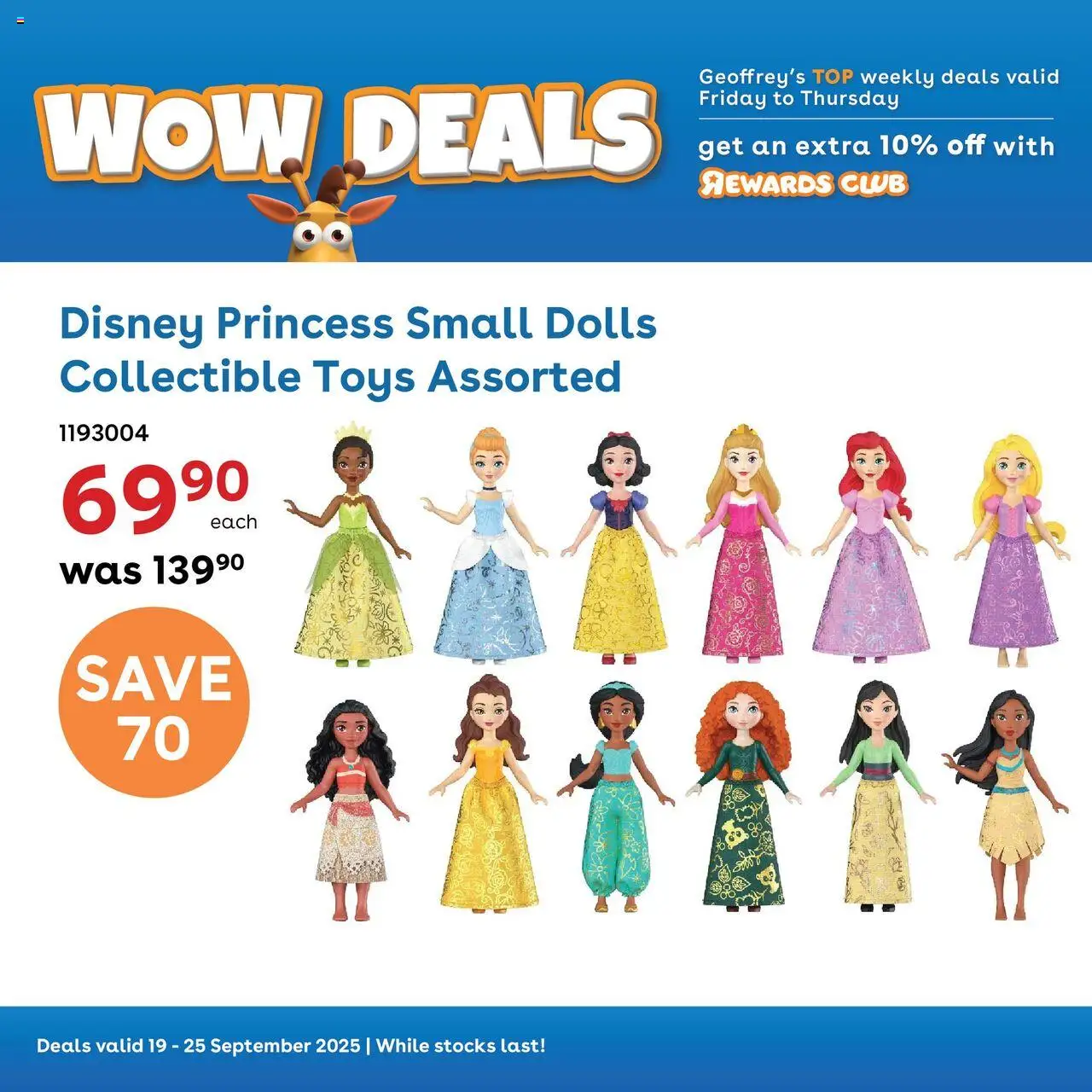 Toys R Us WOW Deals from 19/09 - 25/09/2025 > Promotions