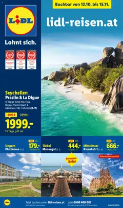 Vorschau der Angebote: Lidl Reise - Highlights gültig ab 13.10.2025