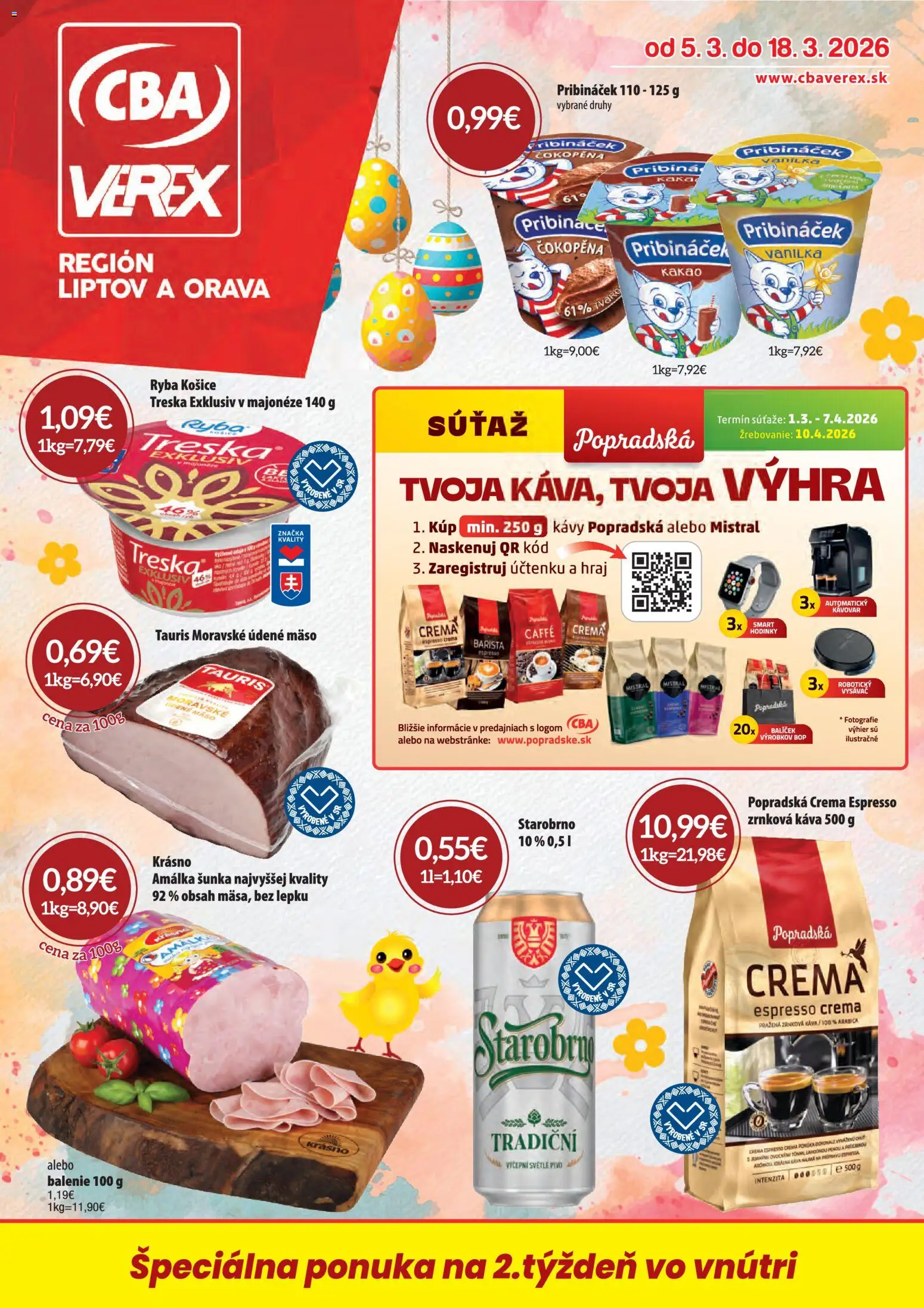 Náhľad CBA Verex letáku platného od 05.03.2026