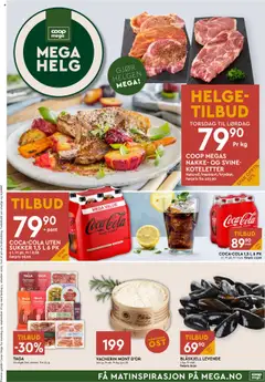Forhåndsvis Mega Helg fra butikk Coop Mega gyldig fra 02/10/2025