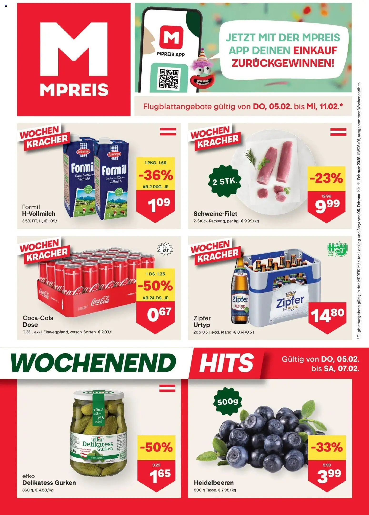 Vorschau der Angebote: MPREIS Lenzing gültig ab 05.02.2026